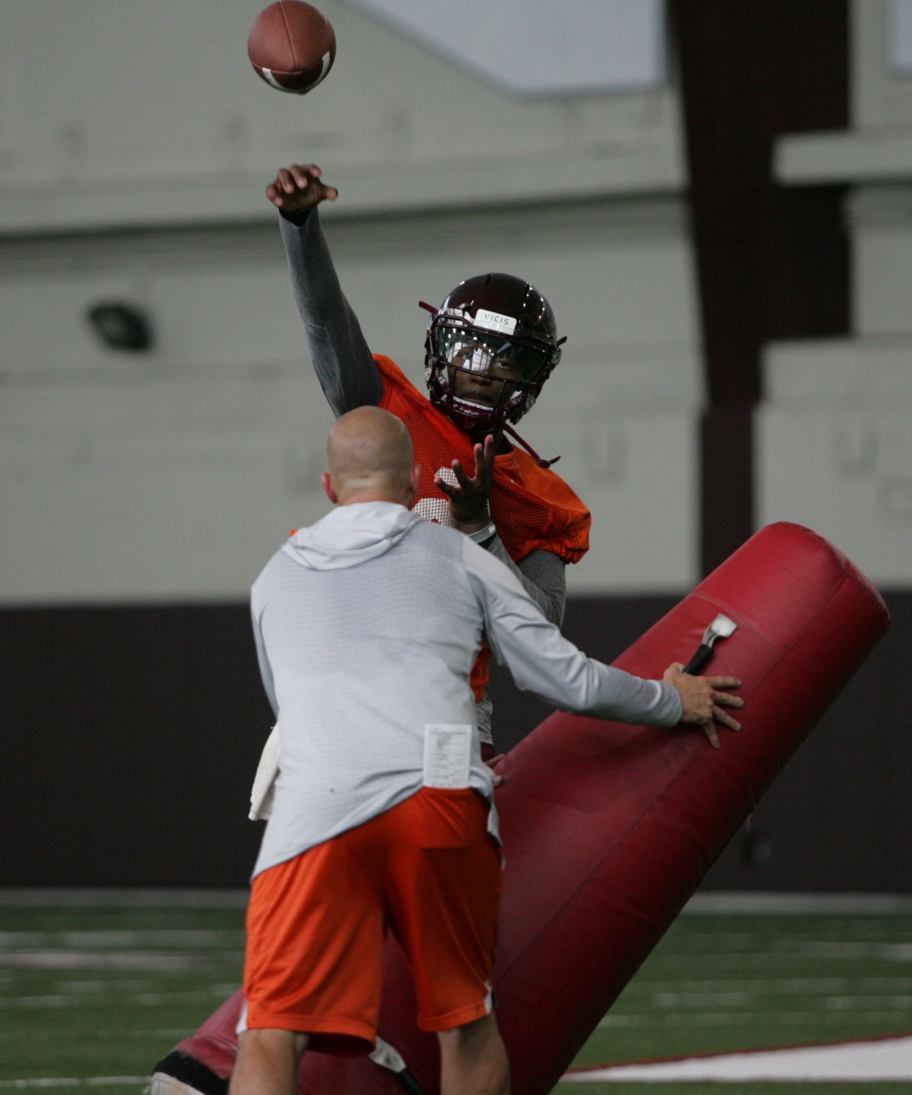 Virginia Tech quarterback Hendon Hooker